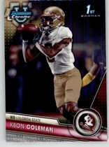 2023 Bowman Chrome University #126 Keon Coleman