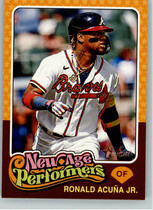 2024 Topps Heritage New Age Performers #NAP-10 Ronald Acuna Jr.