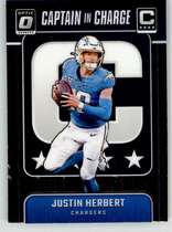 2024 Donruss Optic Captain In Charge #7 Justin Herbert