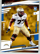 2022 Panini Prestige #381 Zion Johnson