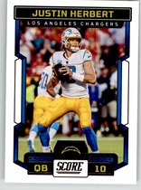 2023 Score Base Set #143 Justin Herbert