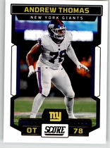 2023 Score Base Set #236 Andrew Thomas