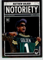 2025 Panini Mosaic Notoriety #21 Matthew Golden
