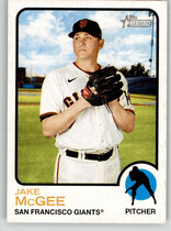 2022 Topps Heritage #293 Jake Mcgee