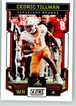 2023 Score Base Set #355 Cedric Tillman