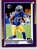 2025 Donruss Press Proof Purple #82 Davante Adams