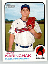 2022 Topps Heritage High Number #615 James Karinchak