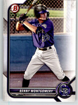 2022 Bowman Draft #BD-155 Benny Montgomery