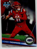 2023 Bowman Chrome University #185 Casey Thompson