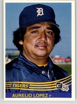 1984 Donruss Base Set #516 Aurelio Lopez