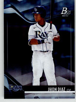 2021 Bowman Platinum Top Prospects #TOP-28 Jhon Diaz