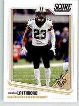 2018 Score Base Set #222 Marshon Lattimore