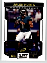 2023 Score Base Set #242 Jalen Hurts