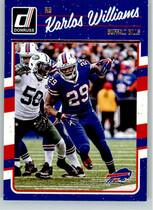 2016 Donruss Base Set #32 Karlos Williams