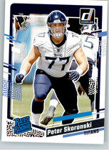 2023 Donruss Base Set #395 Peter Skoronski