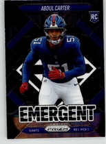 2025 Panini Prizm Emergent #7 Abdul Carter