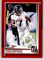 2025 Donruss Press Proof Red #160 Bijan Robinson