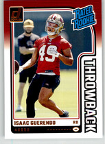 2024 Donruss Rated Rookies Throwback #34 Isaac Guerendo