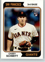 2023 Topps Heritage High Number #643 Casey Schmitt