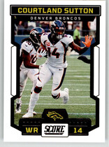 2023 Score Base Set #72 Courtland Sutton