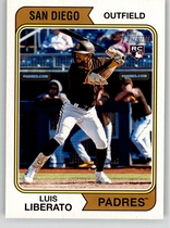 2023 Topps Heritage #168 Luis Liberato