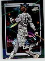 2024 Topps Chrome Cosmic #183 Jazz Chisholm Jr.