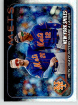 2024 Topps All-Star Game Factory Set #38 New York Smiles: Mets Heavy Hitters Share A Laugh