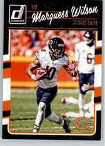 2016 Donruss Base Set #53 Marquess Wilson