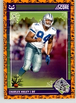 2024 Score Score-A-Treat Orange Pumpkin #80 Charles Haley