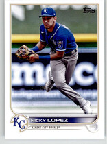 2022 Topps Base Set #76 Nicky Lopez