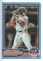 2023 Panini USA Baseball Stars & Stripes (Optichrome) #92 Yohandy Morales