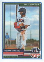 2023 Panini USA Baseball Stars & Stripes (Optichrome) #20 Nazzan Zanetello