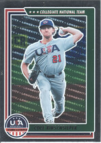 2022 Panini USA Baseball Stars & Stripes Longevity (Hobby) #46 Cole Kirschsieper