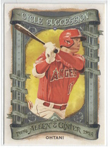 2024 Topps Allen & Ginter Cycle Succesion #CS-34 Shohei Ohtani