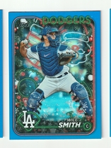 2024 Topps Holiday Blue Metallic Glitter #H77 Will Smith