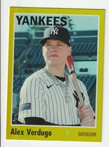 2024 Topps Archives Yellow Foilboard #197 Alex Verdugo