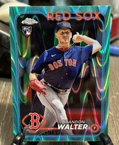 2024 Topps Chrome Aqua Raywave Refractor #254 Brandon Walter