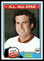 1981 Topps Base Set #520 Steve Stone