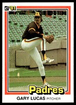 1981 Donruss Base Set #243 Gary Lucas