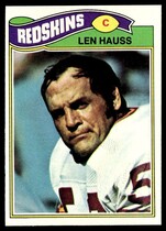 1977 Topps Base Set #478 Len Hauss