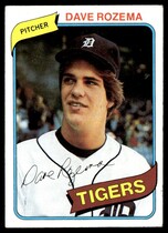 1980 Topps Base Set #288 Dave Rozema