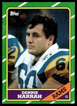 1986 Topps Base Set #84 Dennis Harrah