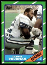 1986 Topps Base Set #136 Dennis Thurman