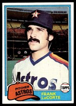 1981 Topps Base Set #513 Frank LaCorte