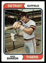 1974 Topps Base Set #48 Dick Sharon