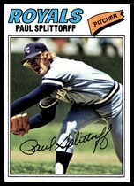 1977 Topps Base Set #534 Paul Splittorff