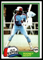1981 Topps Base Set #539 Rodney Scott