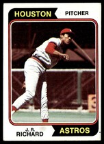 1974 Topps Base Set #522 J.R. Richard