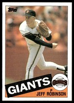 1985 Topps Base Set #592 Jeff Robinson