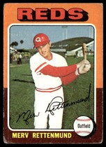 1975 Topps Base Set #369 Merv Rettenmund